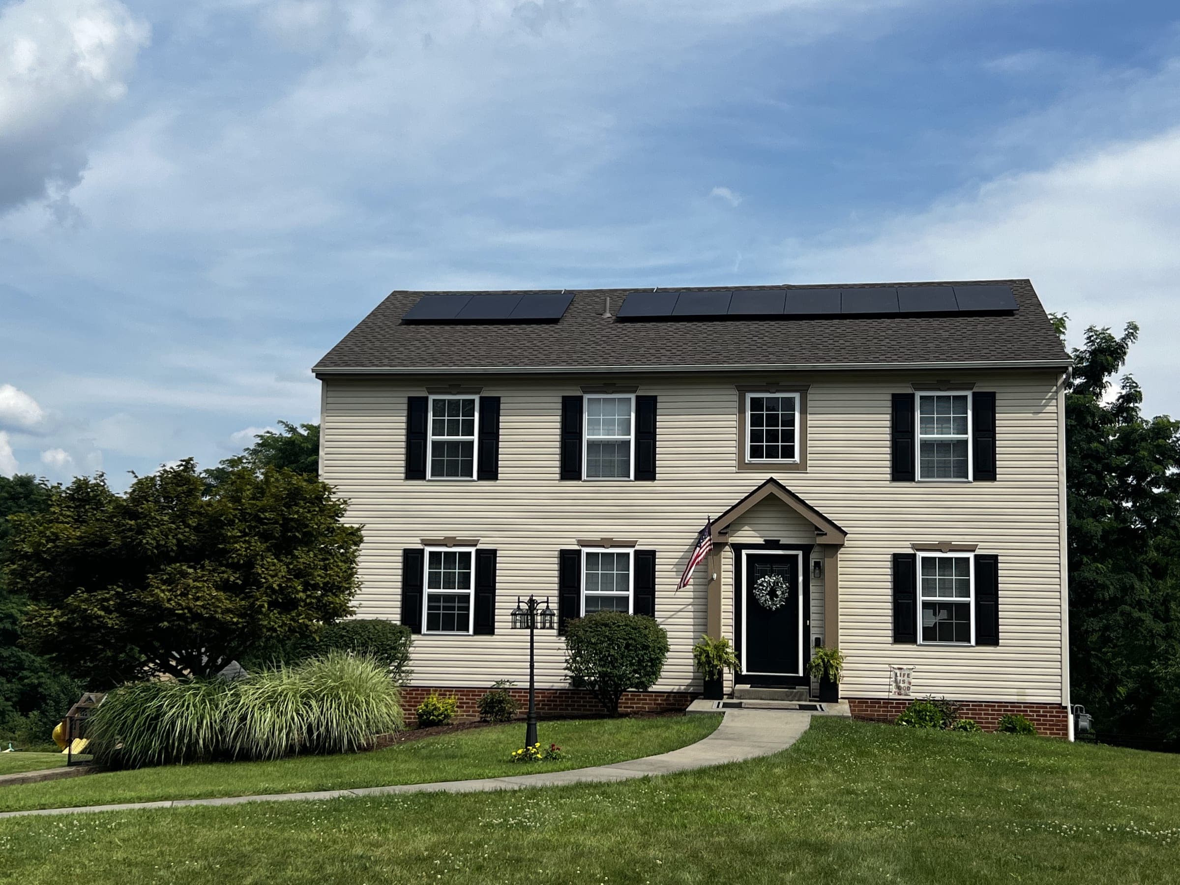 A VRGN Solar home, solar transfers with the property when you sell